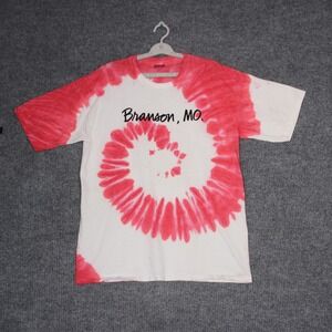 Vintage All Sport‎ Events Mens XL Branson MO Tie Dye T Shirt Heavyweight 90s
